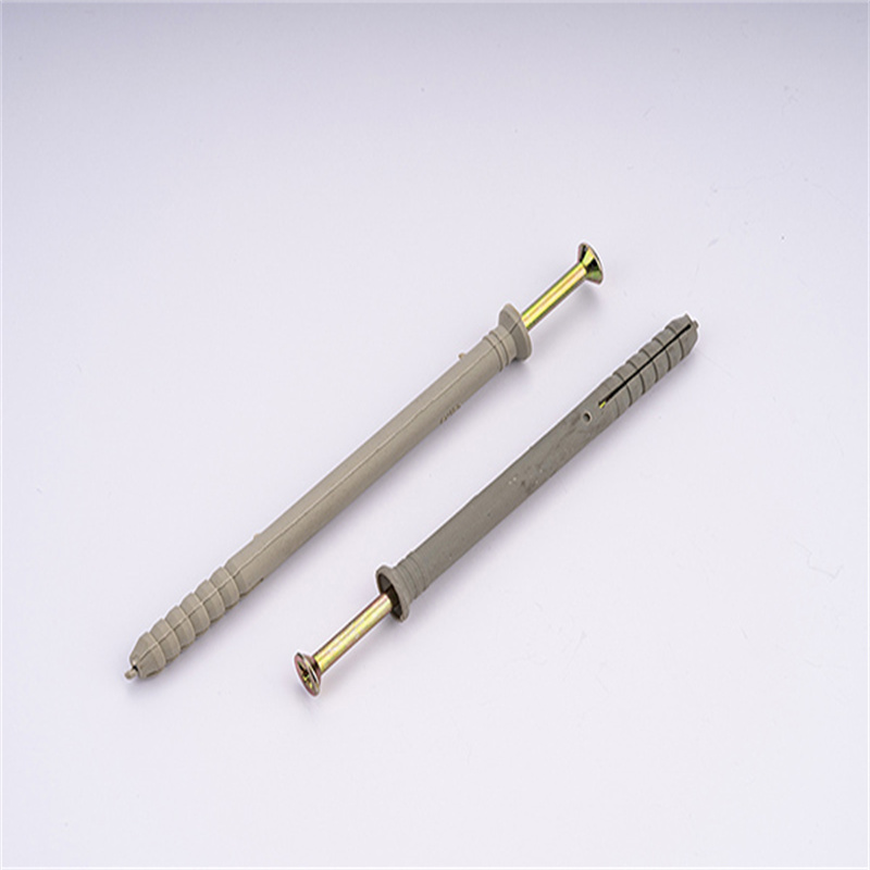 Hammer driver anchor with nail screw