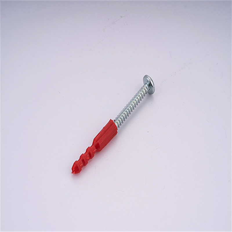 Hammer driver anchor with nail screw