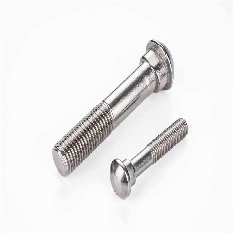 Round head oval neck Bolts